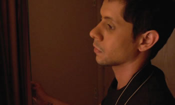 Actor George Ruiz playing Shaun in the film, "La Chambre De Motel."