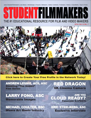 StudentFilmmakers Magazine, Vol. 9, No. 1
