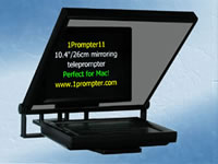 The 1Prompter11, by 1Prompter™, a division of Audio Video Design. (Alternative View)