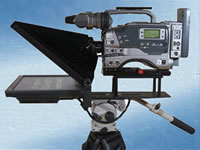 The 1Prompter11, by 1Prompter™, a division of Audio Video Design. (Side View)