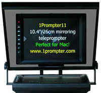 The 1Prompter11, by 1Prompter™, a division of Audio Video Design.