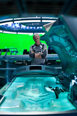 James Cameron, the director of the movie, "Avatar". Photo credit: Mark Fellman. Photo courtesy of Twentieth Century Fox.