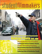 Back Edition Spotlight: October 2007, StudentFilmmakers Magazine