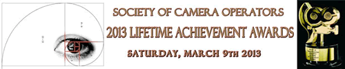 Society of Camera Operators: Lifetime Achievement Awards 2013