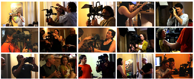 click to view online photo gallery - HDSLR filmmaking workshop