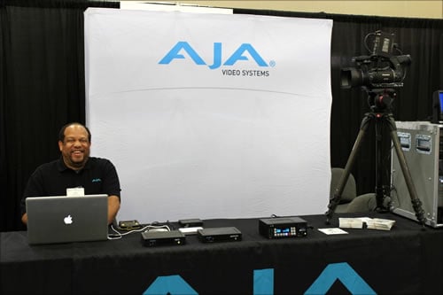 AJA Video Systems exhibit booth #200