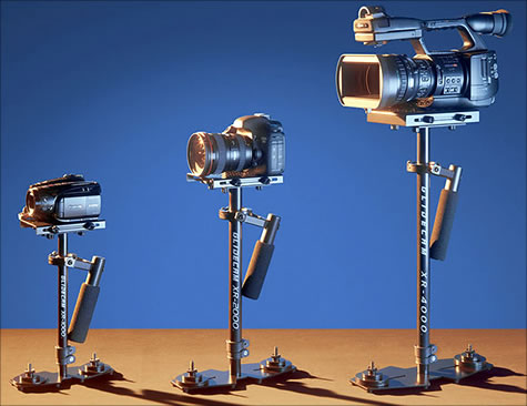 Glidecam XR-1000, XR-2000 and XR-4000 hand-held Camera Stabilizers