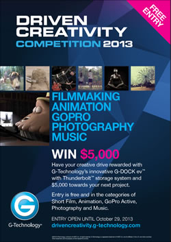 G-Technology 2013 Driven Creativity Competition