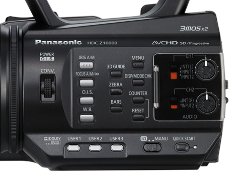 Panasonic Full HD 3D Camcorder: HDC-Z10000PZ Overview