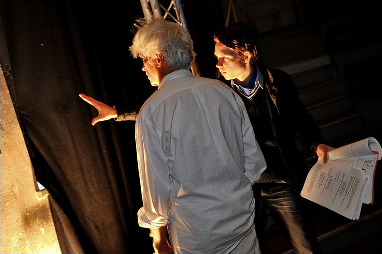 Marco Schleicher on Set