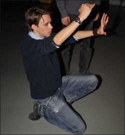 Marco Schleicher On Set