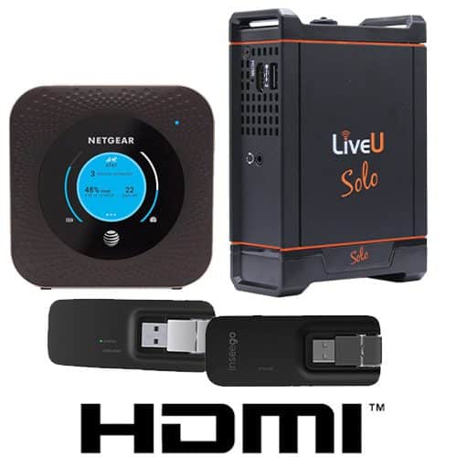 LiveU Solo HDMI 3 Modem Bundle