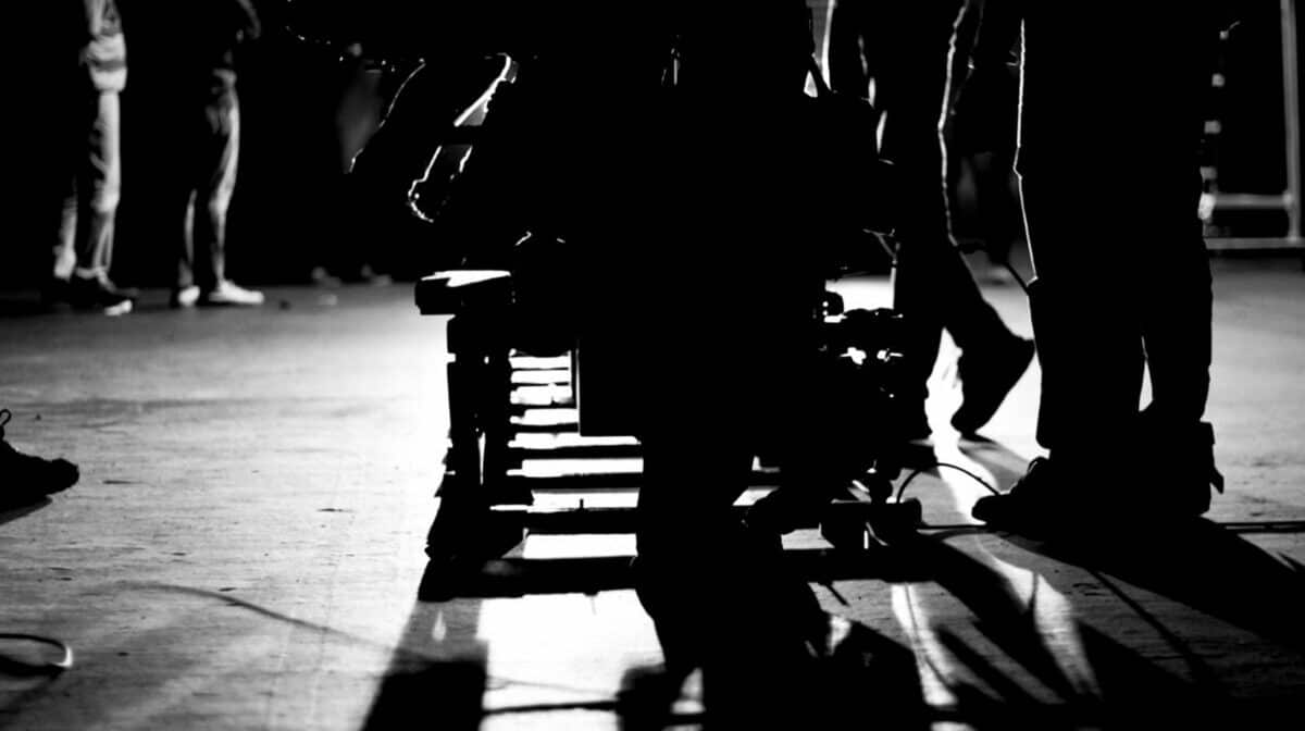 film crew working together