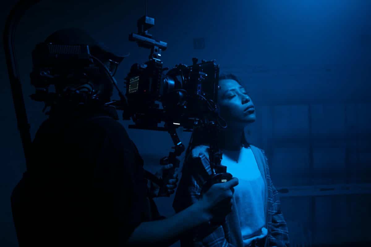 Camerawork. Behind-the-scenes, production still. Photo by Joshua Gandara.