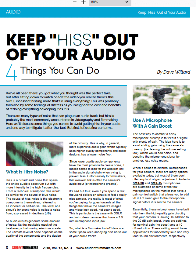 Student Filmmakers Magazine 3-Year Print Subscription - Image 9