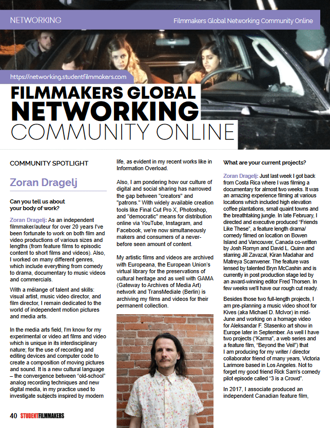 StudentFilmmakers Magazine 1-Year Digital Subscription - Image 8