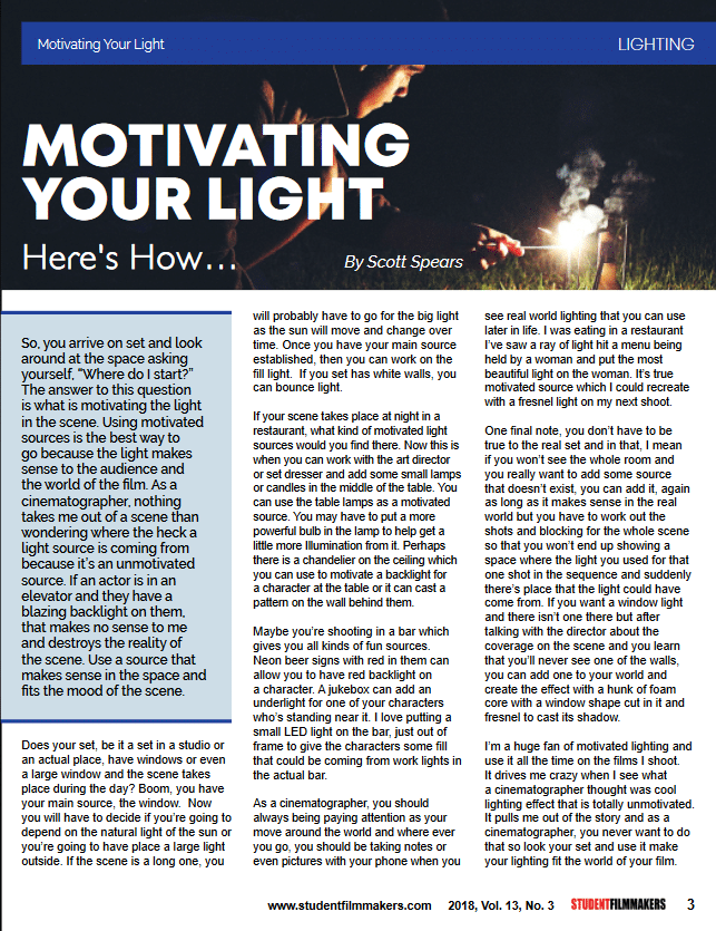 Student Filmmakers Magazine 3-Year Print Subscription - Image 8