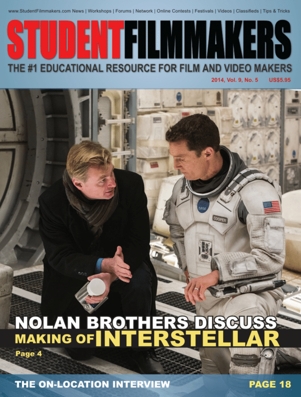 Back Issue | Digital Edition: StudentFilmmakers Magazine, 2014, Vol. 9, No. 5