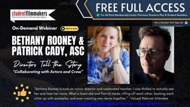 Bethany Rooney & Patrick Cady, ASC – Directors Tell the Story
