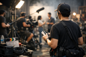 Filmmaking Interns and Newbie on Set